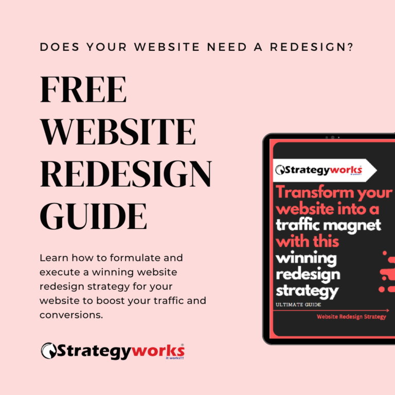 website redesign eBook Workbook Mockup Instagram Post