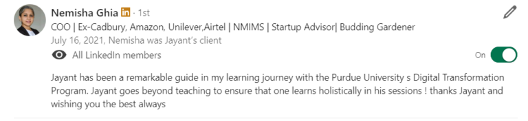 reviews on linkedin 3