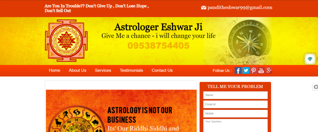 The Astro Ganesh Maharaj Case Study old design