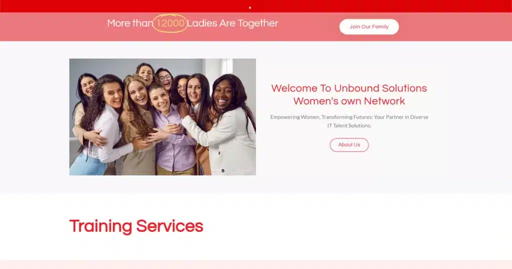 Unbound Solutions website redesign case study 2 Unbound Solutions website redesign case study2